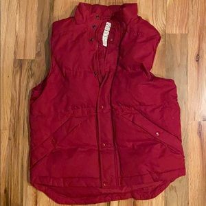 Red Puffer Vest